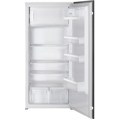 Smeg S4C122F  Built-in refrigerator + single door freezer h 121 cm