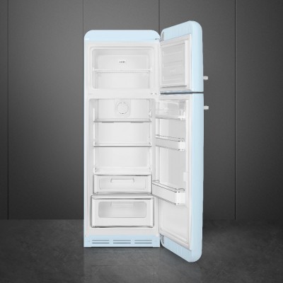 Smeg FAB30RPB5  Refrigerator + light blue free-standing freezer