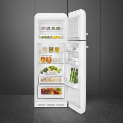Smeg FAB30RWH5  Kühlschrank + weißer freistehender Gefrierschrank