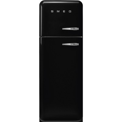 Smeg FAB30LBL5  Refrigerator + black free-standing freezer