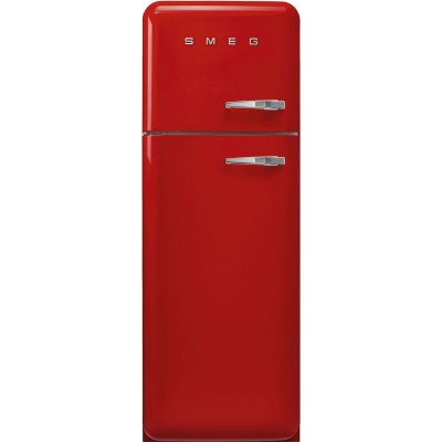 Smeg FAB30LRD5  Refrigerator + red free-standing freezer