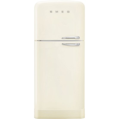 Smeg fab50lcr5 frigorifero + freezer libera installazione  panna
