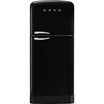 Smeg FAB50RBL5  Kühlschrank + schwarzer freistehender Gefrierschrank