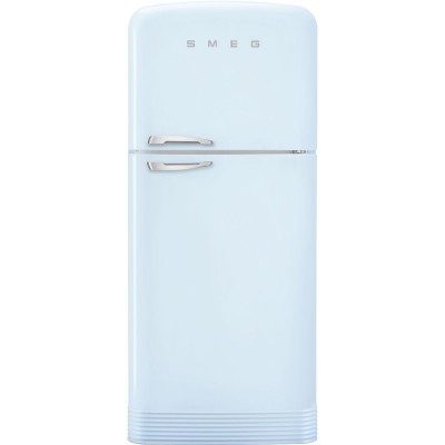 Smeg FAB50RPB5  Refrigerator + light blue free-standing freezer