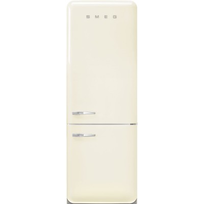 Smeg FAB38RCR5  Refrigerator + cream freestanding freezer h 205 cm