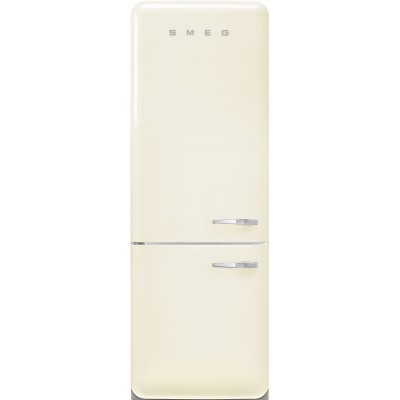 Smeg FAB38LCR5  Refrigerator + cream freestanding freezer h 205 cm