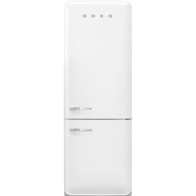 Smeg FAB38RWH5  Refrigerator + white free-standing freezer h 205 cm