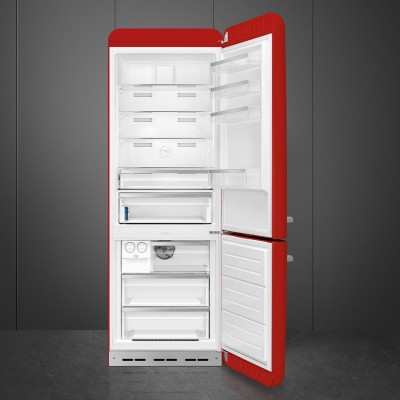 Smeg fab38rrd5 frigorifero + freezer libera installazione rosso h 205 cm