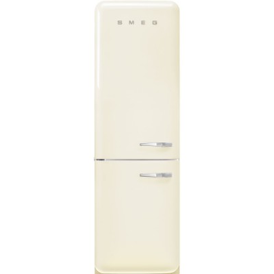 Smeg FAB32LCR5  Refrigerator + cream freestanding freezer h 196 cm