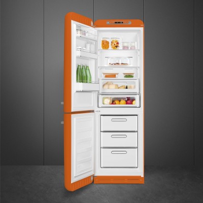 Smeg FAB32LOR5  Refrigerator + orange free-standing freezer h 196 cm