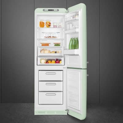 Smeg fab32rpg5 frigorifero + freezer libera installazione verde h 196 cm