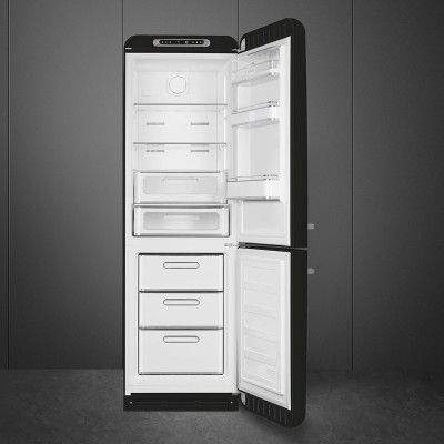 Smeg fab32rbl5 frigorifero + freezer libera installazione nero h 196 cm