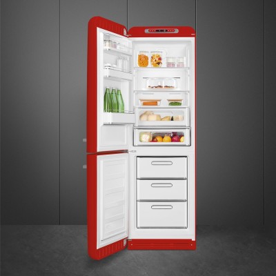 Smeg FAB32LRD5  réfrigérateur + congélateur autoportant rouge h 196 cm
