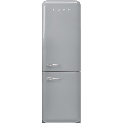 Smeg FAB32RSV5  Kühlschrank + grauer freistehender Gefrierschrank H 196 cm