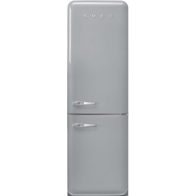 Smeg FAB32RSV5  Refrigerator + gray free-standing freezer h 196 cm