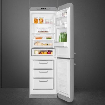 Smeg fab32rsv5 frigorifero + freezer libera installazione grigio h 196 cm