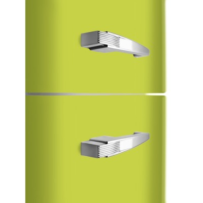 Smeg FAB32RLI5  Kühlschrank + grüner freistehender Gefrierschrank H 196 cm
