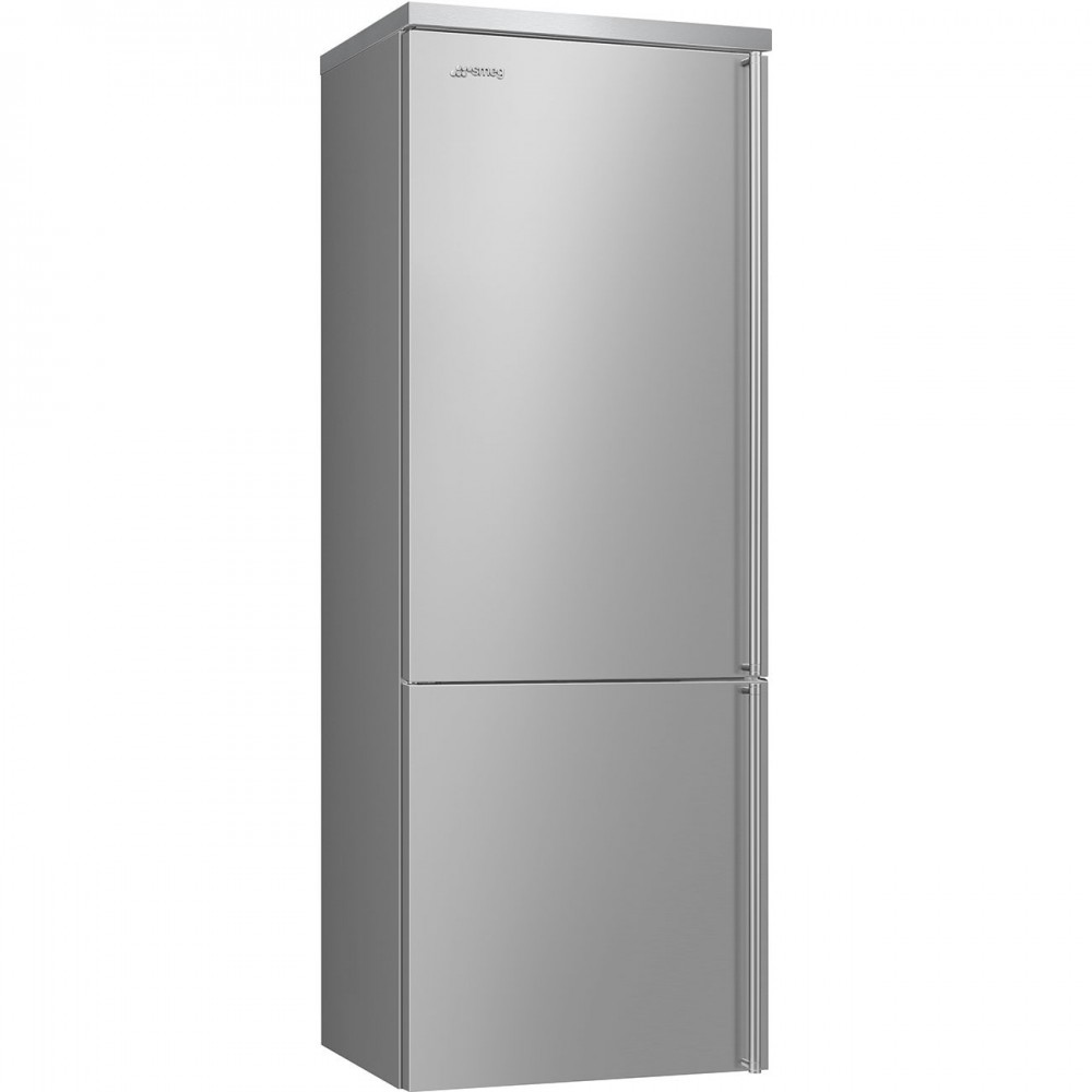 smeg stainless steel refrigerator