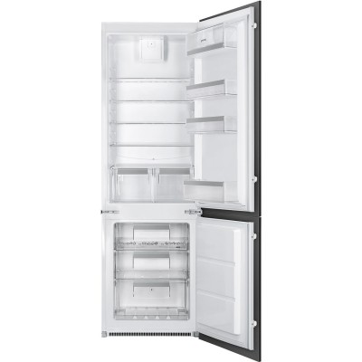 Smeg C8173N1F  Built-in combined refrigerator freezer h 177 cm