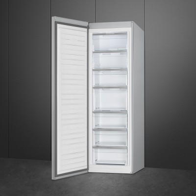Smeg FF18EN3HX congelatore freezer libera installazione acciaio inox h 186 cm