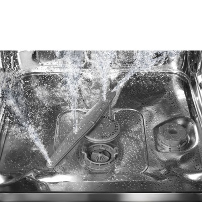 Smeg STFABRD3 50's Style Lave-vaisselle intégrable disparition partielle rouge