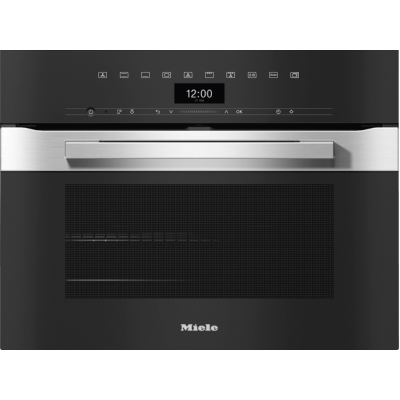 Four multifonction compact Miele h 7440 b 45 cm PureLine noir