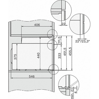 Horno multifunción compacto Miele h 7440 b 45 cm cristal negro