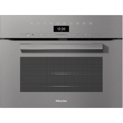 Miele h 7440 bm forno combinato microonde incasso 45 cm vetro grigio