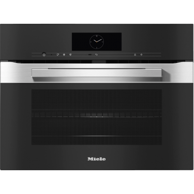 Miele h 7840 bm built-in combined microwave oven 45 cm black