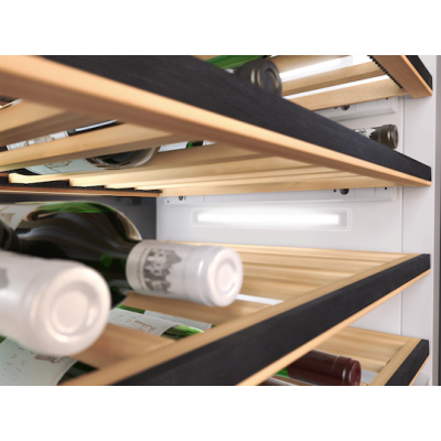 Cave à vin encastrable Miele kwt 2612 vi Mastercool avec panneau h 212 cm