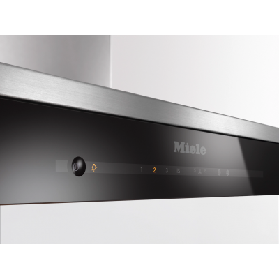 Miele 6698 d Puristische Version 6000 Inselhaube 90 cm Edelstahl