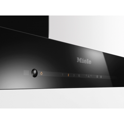 Campana de isla Miele da 6698 d Puristic Version 6000 90 cm negra