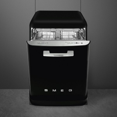 Smeg LVFABBL3 50's Style  Dishwasher freestanding black