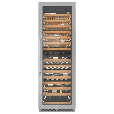 Nevada nw180d-ss built-in column / free-standing stainless steel cellar