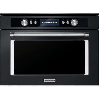 Kitchenaid KMQCXB 45600  Built-in combined microwave oven black combi