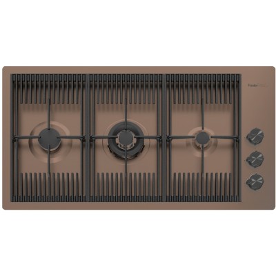 Foster 7680 008 Milanello Copper gas hob 87 cm