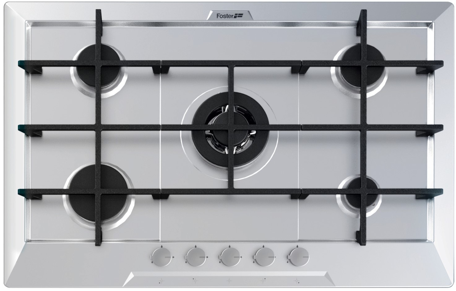 Kitchenaid KHWL 642 plaque de cuisson au gaz 60 cm en acier inoxydable