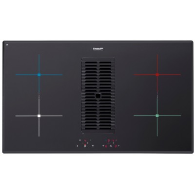 Foster 7391 245 Plaque à induction Milano avec hotte intégrée 86 cm