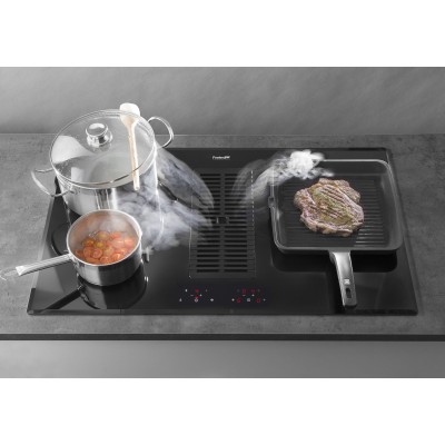 Płyta indukcyjna Foster 7391 245 Milano ze zintegrowanym okapem 86 cm