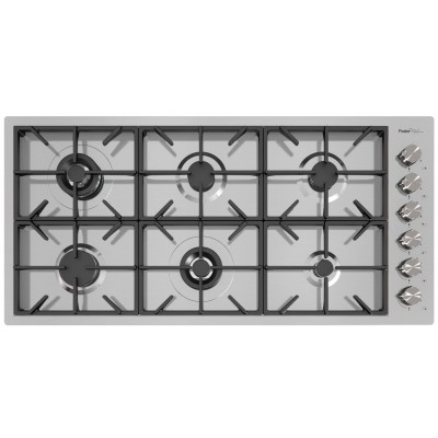 Plaque de cuisson à gaz Foster 7639 000 Milano 115 cm en acier inoxydable