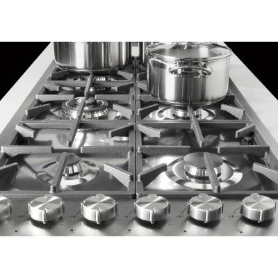 Plaque de cuisson à gaz Foster 7639 000 Milano 115 cm en acier inoxydable
