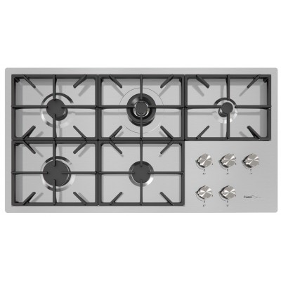 Foster 7638 000 Milano 105 cm Edelstahl-Gaskochfeld