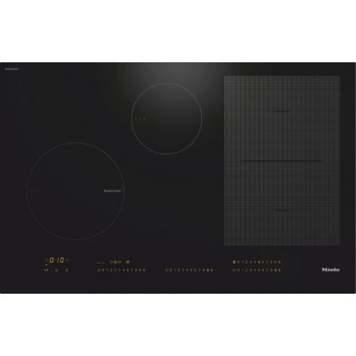 Placa de inducción Miele km 7679 fl 80 cm vitrocerámica negra
