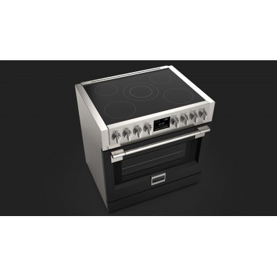 Fulgor fsrc 3605 p mi ed 2f mbk cocina de inducción profesional Sofia 91 cm negro