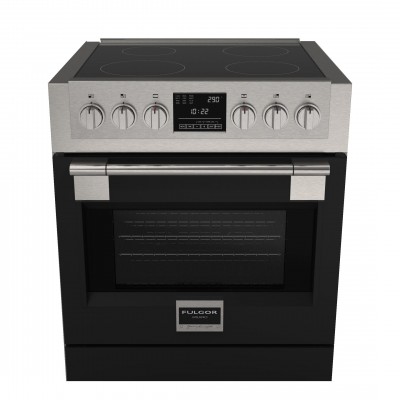 Fulgor fsrc 3004 p mi ed 2f mbk cocina de inducción profesional Sofia 75 cm negro