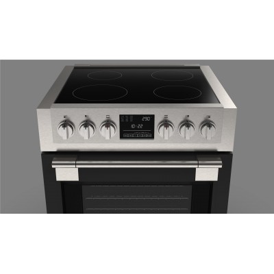 Fulgor fsrc 3004 p mi ed 2f mbk cocina de inducción profesional Sofia 75 cm negro