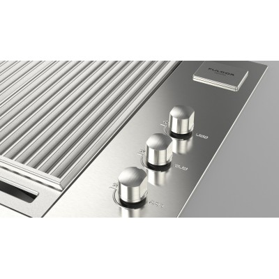 Fulgor fobq 803 gx professional gas barbecue built-in 83 cm