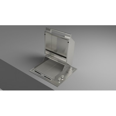 Fulgor fobq 602 gx profesjonalny wbudowany grill gazowy 61cm