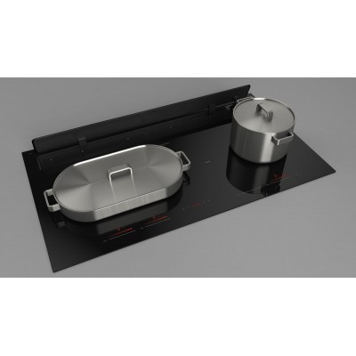 Fulgor fclhd 9041 hid ts bk 2 induction hob integrated hood black