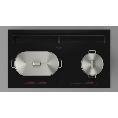 Fulgor fclhd 9041 hid ts bk 2 induction hob integrated hood black